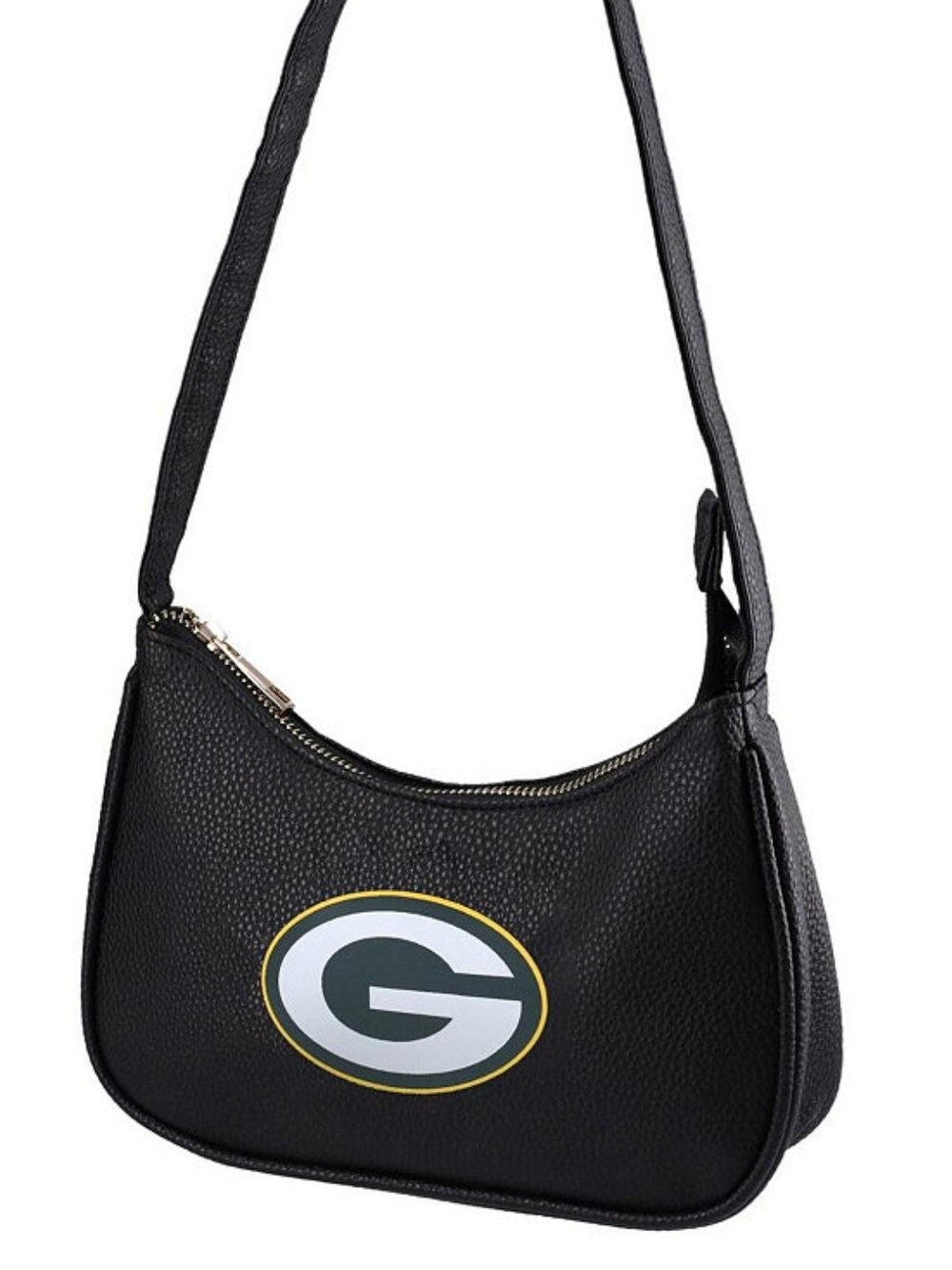 Black Shoulder Bag with Team G Logo - Women's Shoulder Purse